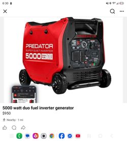 Dual fuel generator brand new in sealed box