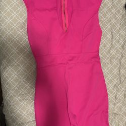 Bright Pink Long Dress