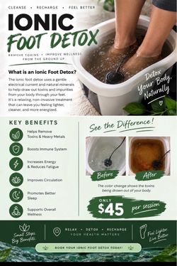 Ionic foot detox Ionic foot detox