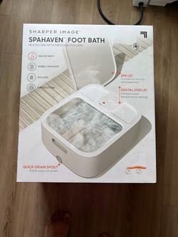 Sharper Image Spahaven Heated Foot Bath