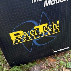 NEW PowerTech Universal Boat Propeller – Fits Most Outboards (13–350 HP)