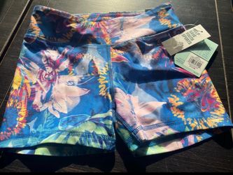Girls DSG flower workout shorts