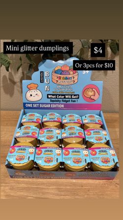 Mini glitter dumplings