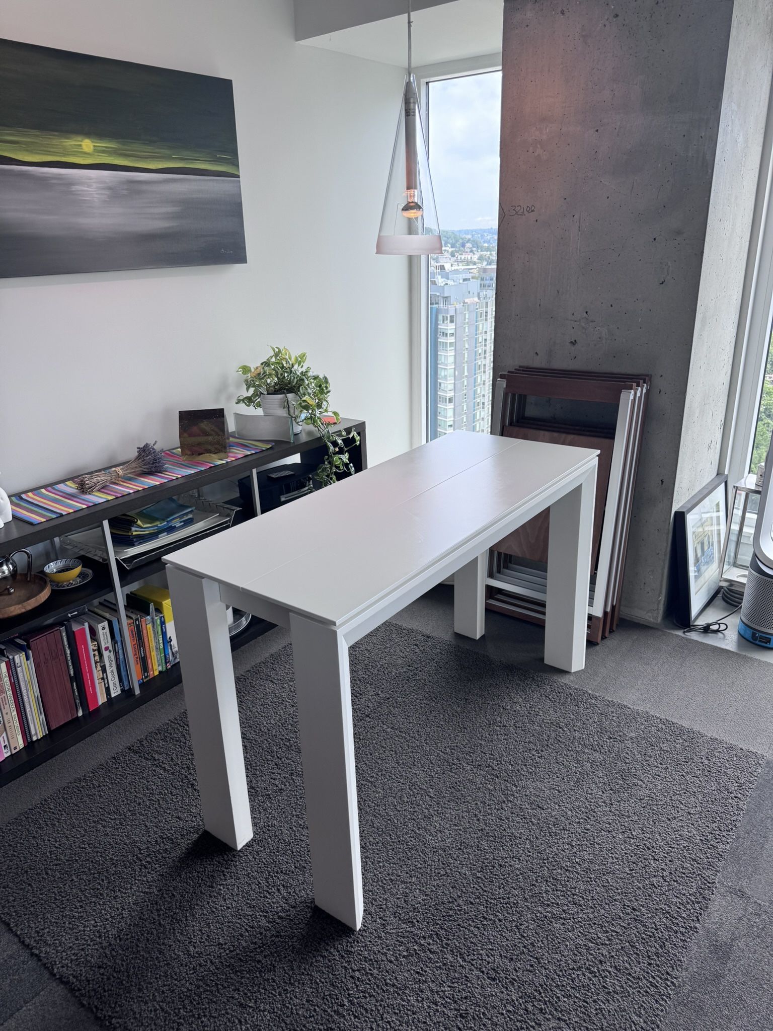 Calligaris Omnia Console Table Expands From Console To 79 Inches To Seat 10