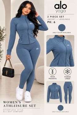 Alo Yoga 2-Piece Jacket and Leggings Set