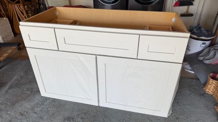 48” Shaker Bathroom Vanity - French Gray