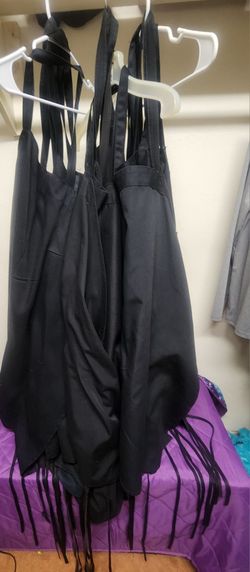 Bundle of 20 used Alsco Black Aprons in Good Clean Condition