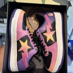 Bathing Ape Bape Sta #7 Purple Size 8