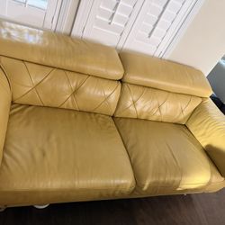 Real Leather Couch 