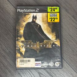 Batman Begins PS2 PlayStation 2 CIB Complete Manual EA Games 2005 Tested