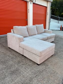Beige Sectional Couch
