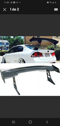 Carbon fiber Wing for civic 06/11 rep pandem