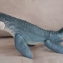 Jurassic World Super Colossal‎ Mosasaurus Action Figure Huge Moving Dinosaur 28