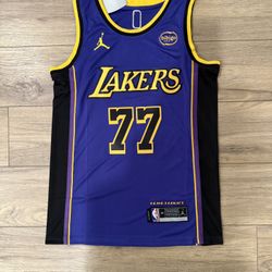 Men’s LA Lakers #77 Luka Doncic New Purple Stitched Jersey , NWT, M To 3XL