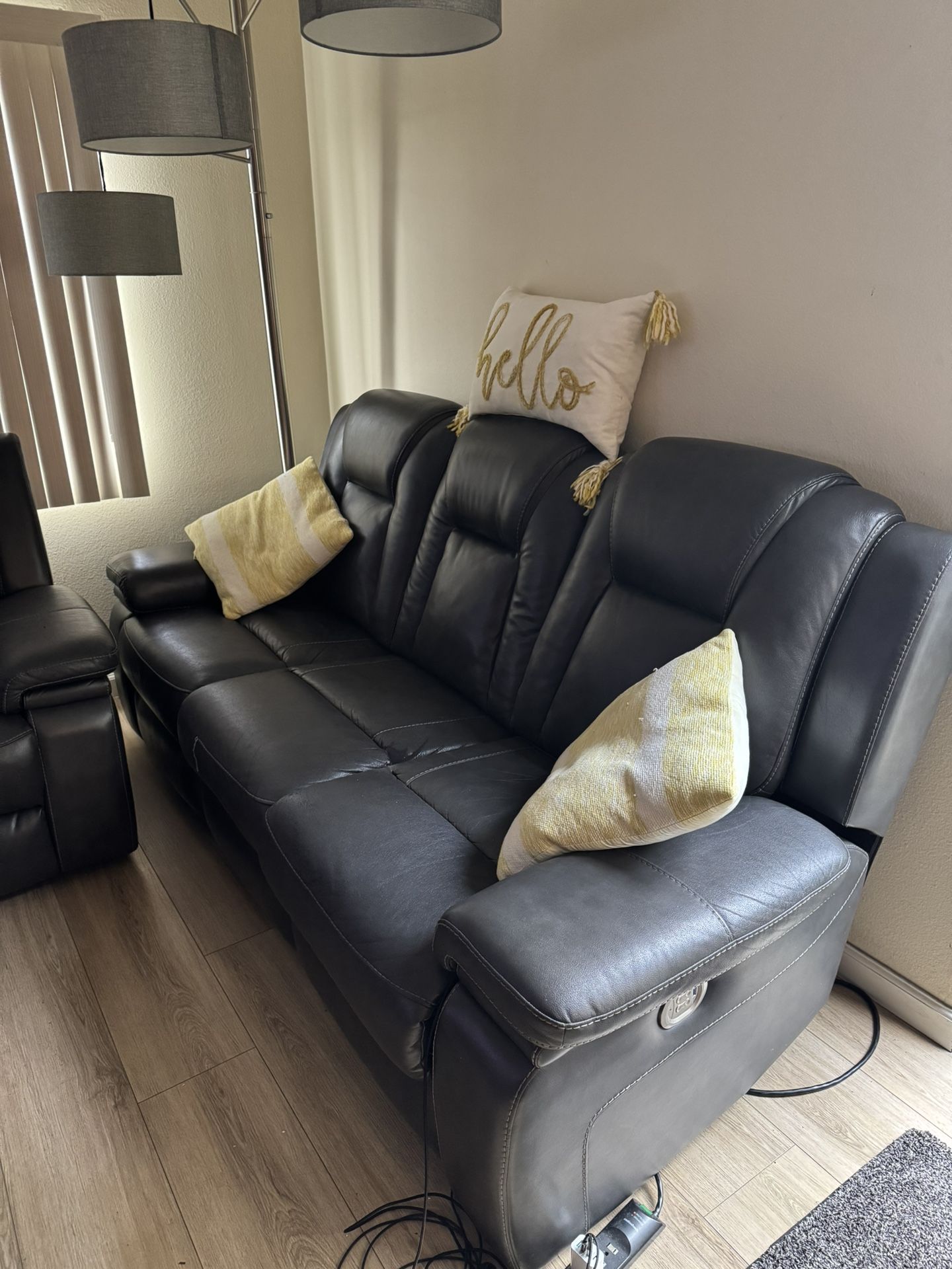 NICE 3 Peace, Leather Couch