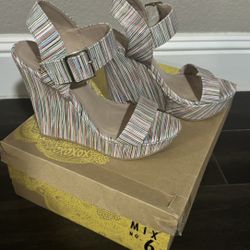 Beautiful Wedges Size 6 Retail Value $119 + Tax 