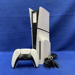 Sony PlayStation 5 Slim Disc Edition Console W/Controller And Cables 11053213