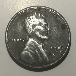 1943 Wheat Penny (Steel)