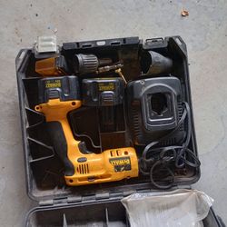 Drill And Batteries 
