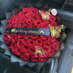 50 count rose bouquet