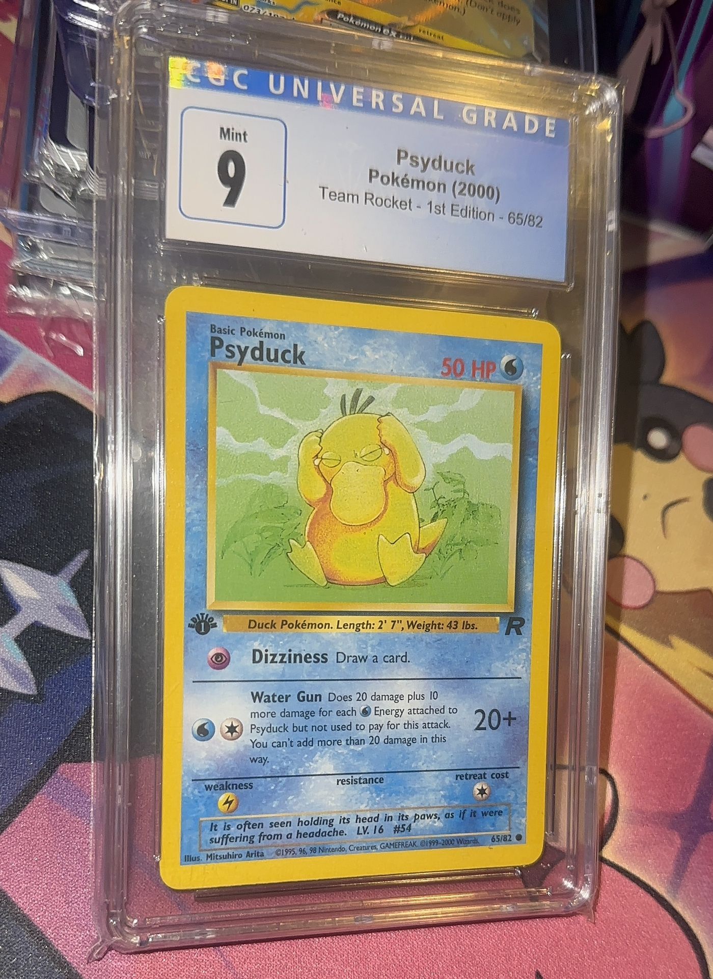 Pokemon Psyduck First Edition Team Rocket 
