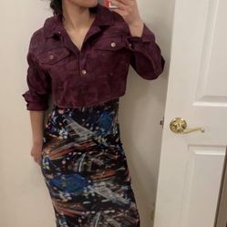 Wild fable cropped jacket. Xs