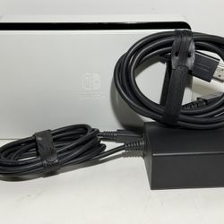 Nintendo Switch Dock OLED White with HDMI and Power Supply