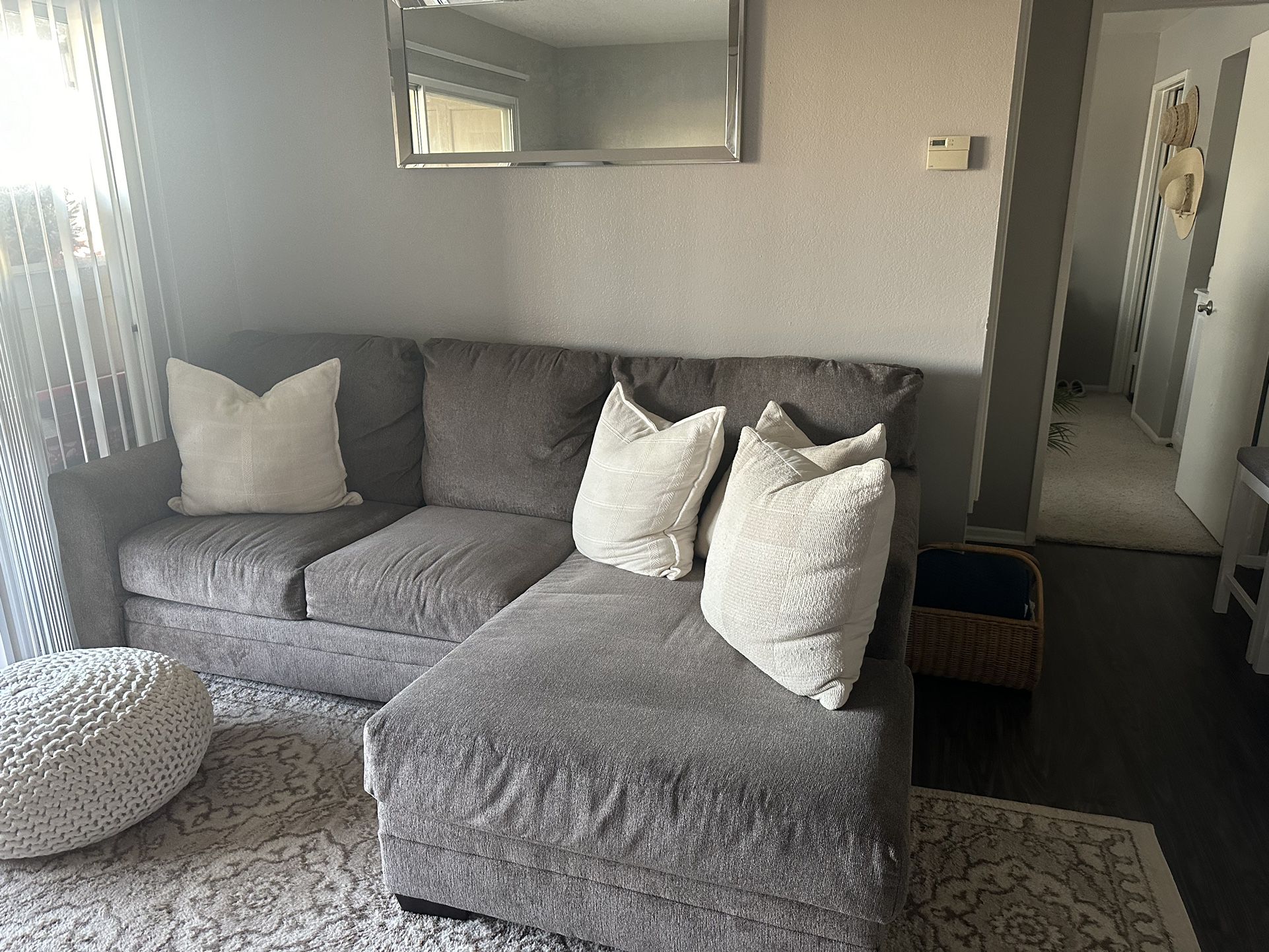 Taupe Grey Sectional 