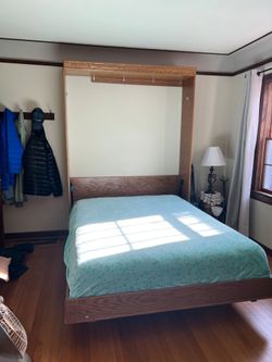 Murphy bed solid oak