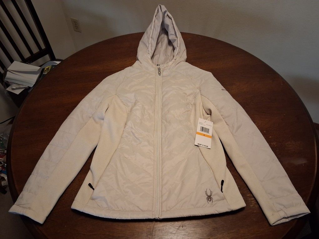 Spyder Moonbeam women's light winter coat, hoodie