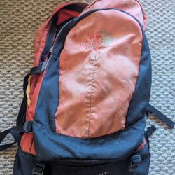 North face Backpack Day Bag Pack 25-35L Hiking Camping Vintage Old School Hot Shot REI Daypack