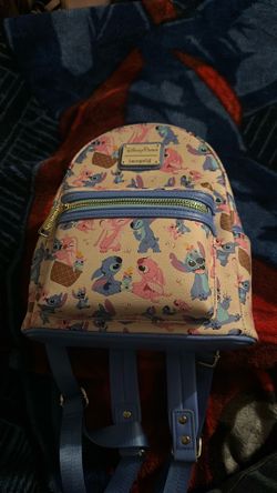 Loungefly mini backpack stitch and angel