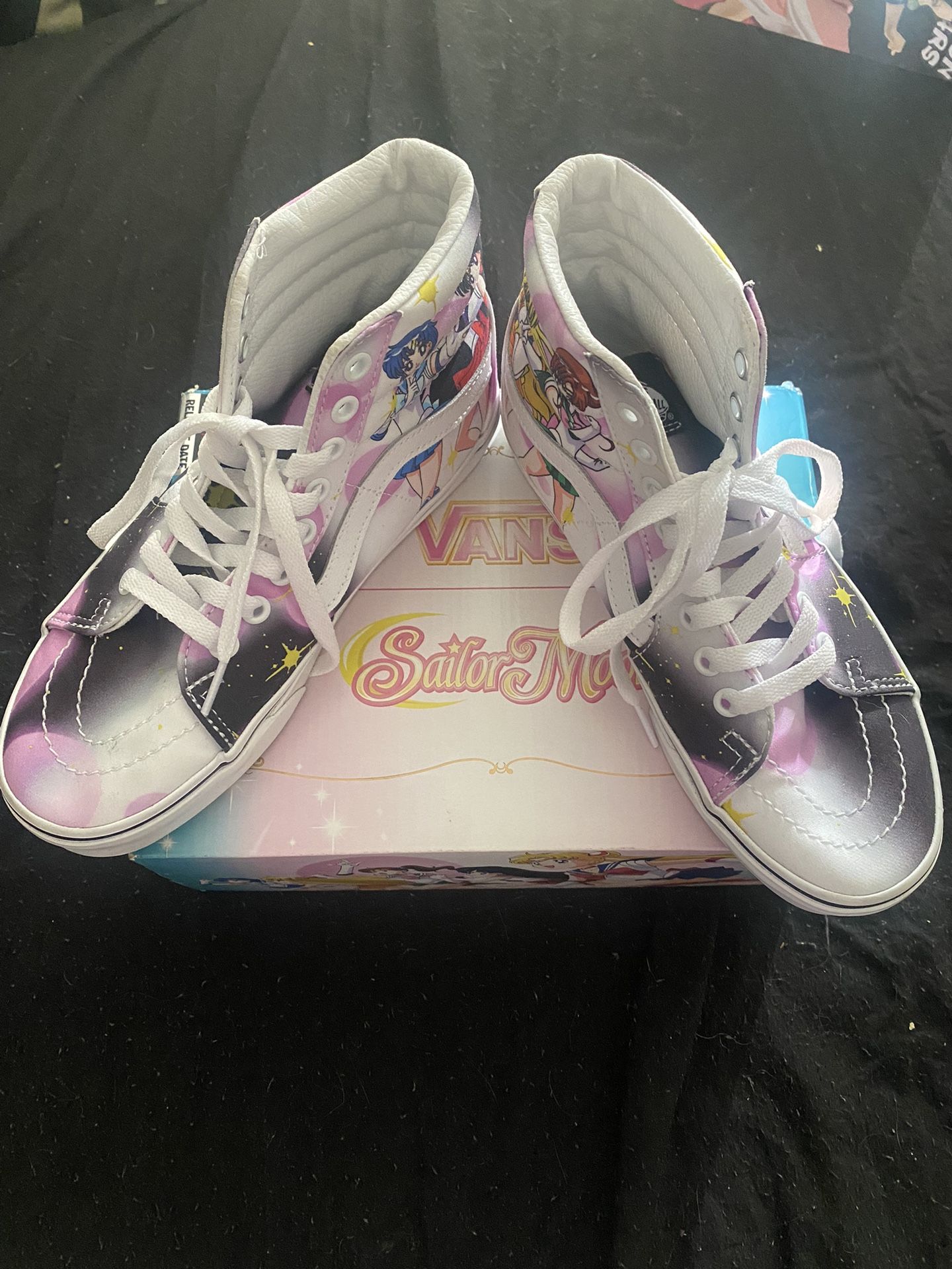 Limited Edition Sailor Moon Vans Size 6.5 Women/5.0 Men