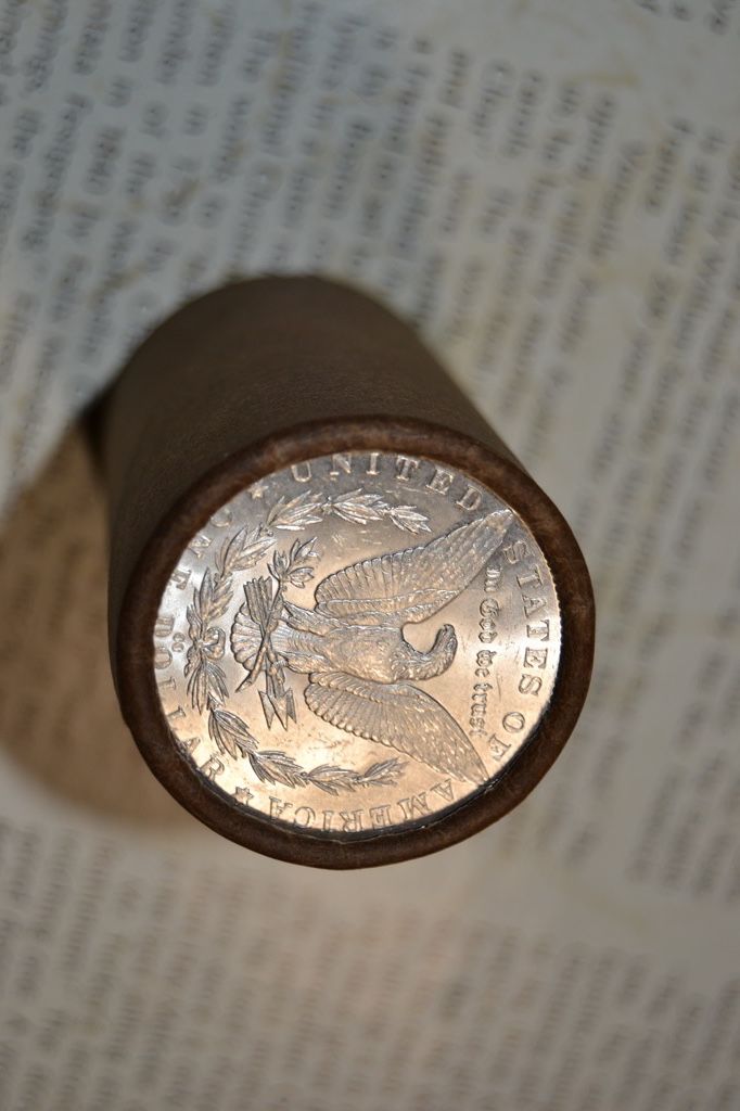 $20 SILVER DOLLAR ROLL 1902 and CC-Mint MORGAN DOLLAR ENDS