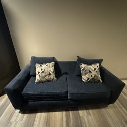 Blue sleeper Sofa 