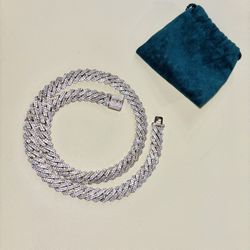 Diamond White Gold 23” Chain 