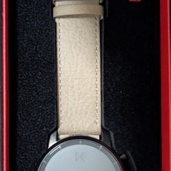 MVMT Chrono Gun Metal/Leather Watch