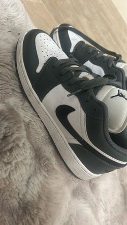 low jordan 1’s grey (description)