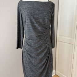 Ralph Lauren Stretch Dress Size 8 Gray