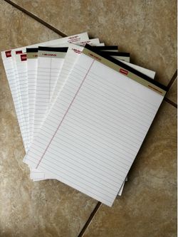 11 Legal Pads and 1 Steno Book