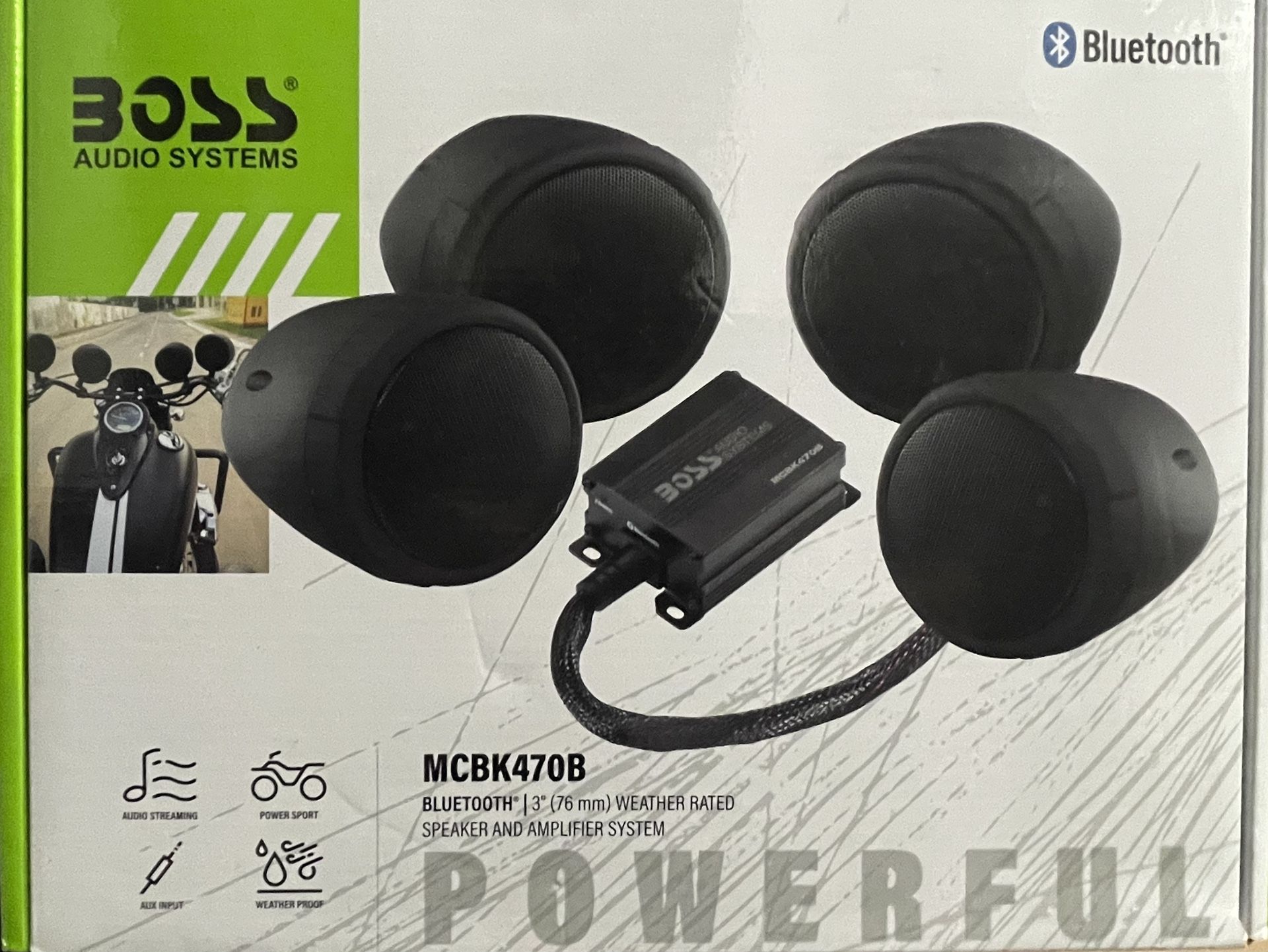 Audio System (4) Speakers & Amplifier 