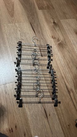 Metal Clip Hangers Set of 12