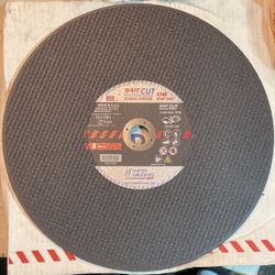 SET OF 5 SAIT 23455 14X1/8X20mm A24R Portable Saw Cut-Off Wheels