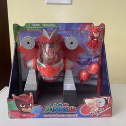 PJ Masks Turbo Movers, Owlette Action Figure, Red,  Kids Toys for Ages 3 Up, Gifts and Presents