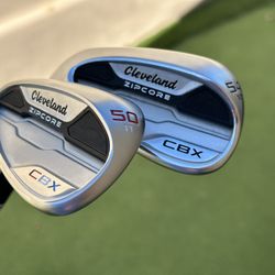 Cleveland CBX ZipCore Satin Wedge Set 54* & 50* Left Handed