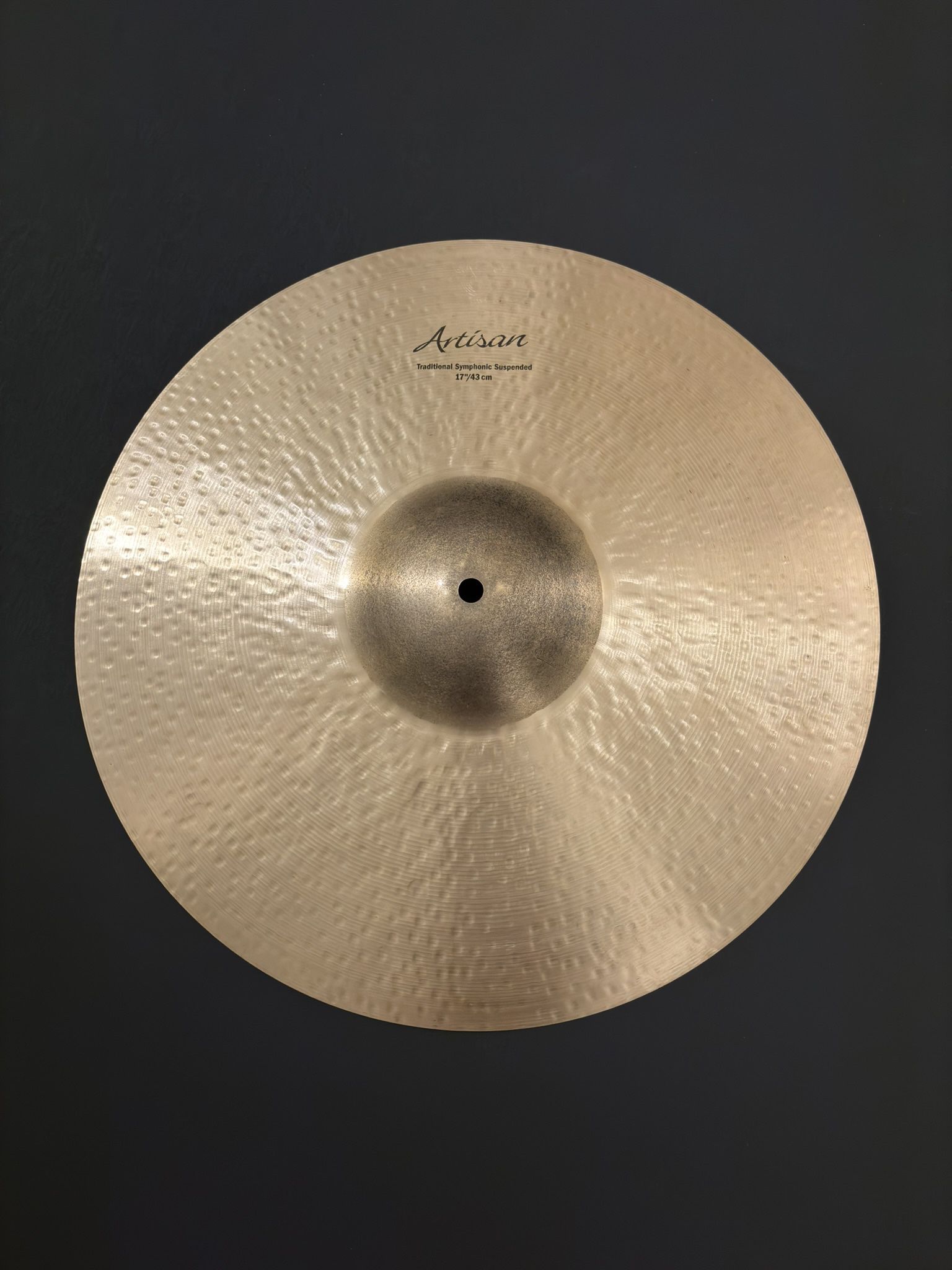 Sabian 17” Artisan Traditional Symphonic Suspended Crash Cymbal 1180g