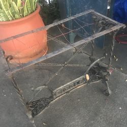 Old singer sewing machine base