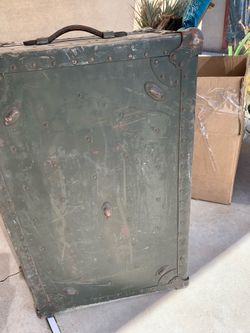 Old army chest