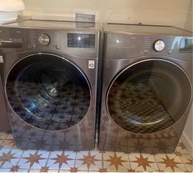 LG Washer Dryer Set Mega Capacity With ThinQ Technology