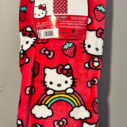 Hello Kitty Throw Blanket